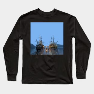 Japanese coastal Hakone Japan Long Sleeve T-Shirt